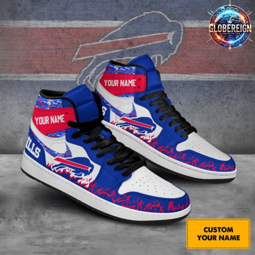 Buffalo Bills Collab Nike Custom Name Air Jordan 1