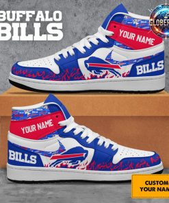 Buffalo Bills Collab Nike Custom Name Air Jordan 1