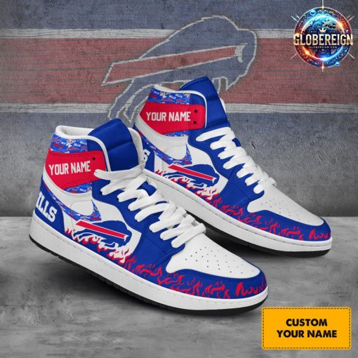 Buffalo Bills Collab Nike Custom Name Air Jordan 1