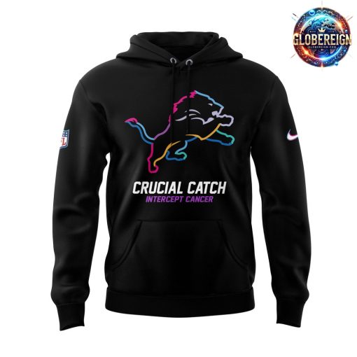 Detroit Lions Crucial Catch Intercept Cancer 2024 Hoodie