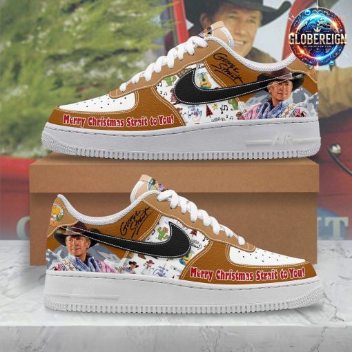 George Strait Merry Christmas Strait to You Nike Air Force 1