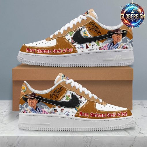 George Strait Merry Christmas Strait to You Nike Air Force 1