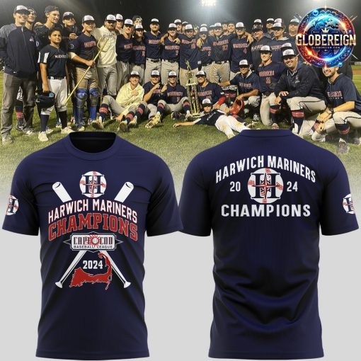 Harwich Mariners Cape Cod Champions 2024 T-Shirt