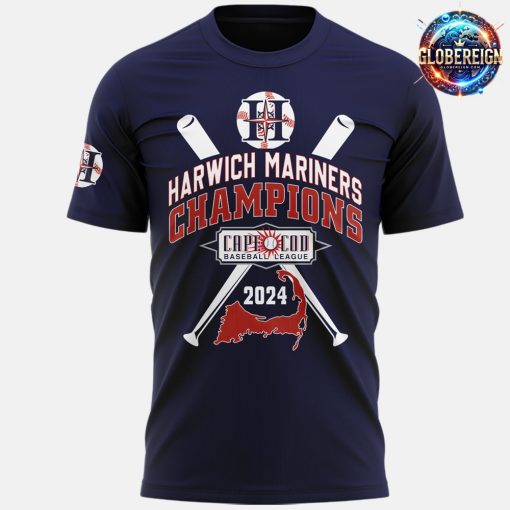 Harwich Mariners Cape Cod Champions 2024 T-Shirt