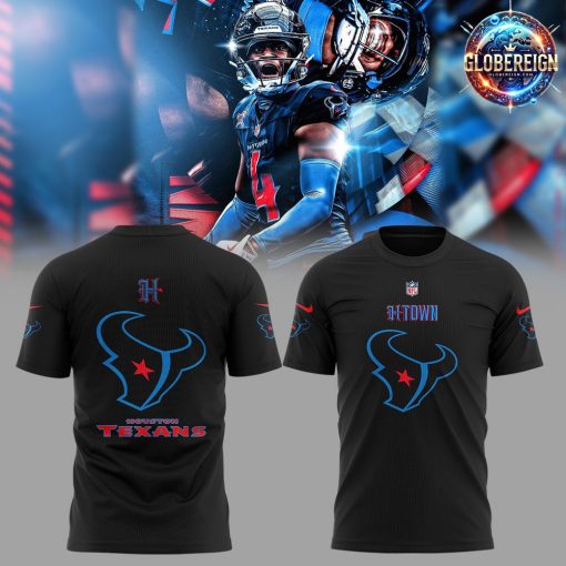 Houston Texans H-Town NFL Special Edition Black T-Shirt