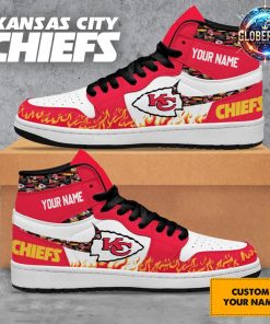 Kansas City Chiefs Collab Nike Custom Name Air Jordan 1