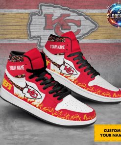 Kansas City Chiefs Collab Nike Custom Name Air Jordan 1