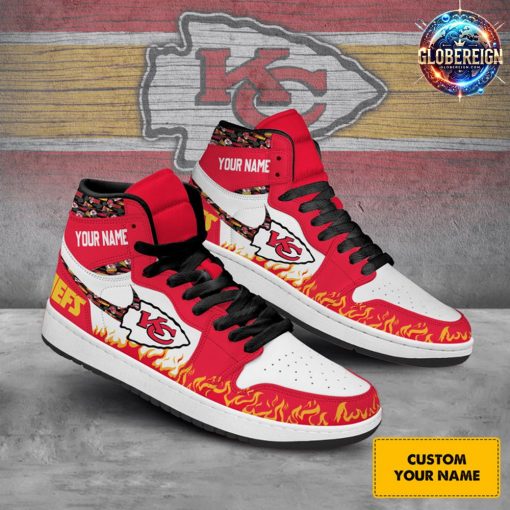 Kansas City Chiefs Collab Nike Custom Name Air Jordan 1