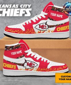 Kansas City Chiefs Collab Nike Custom Name Air Jordan 1