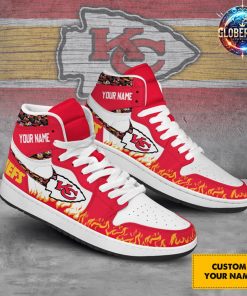 Kansas City Chiefs Collab Nike Custom Name Air Jordan 1