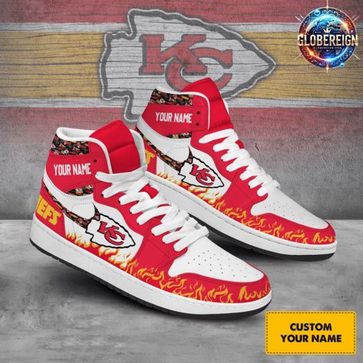 Kansas City Chiefs Collab Nike Custom Name Air Jordan 1