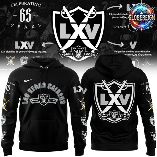 Las Vegas Raiders 65th Anniversary Hoodie