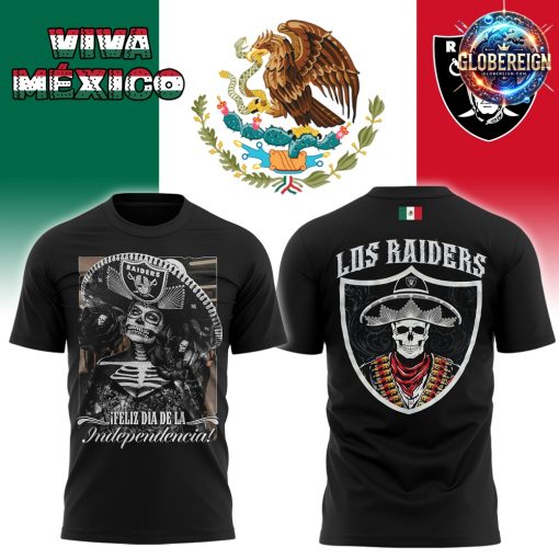 Las Vegas Raiders Mexico’s Independence Day 2024 T-Shirt