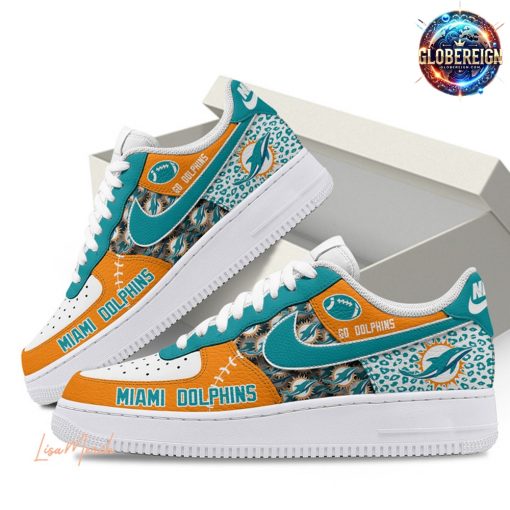 Miami Dolphins Go Dolphins Nike Air Force 1