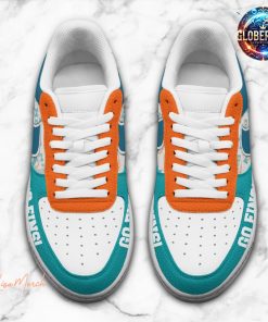 Miami Dolphins Go Fins Nike Air Force 1