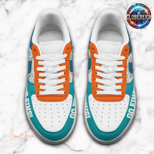 Miami Dolphins Go Fins Nike Air Force 1