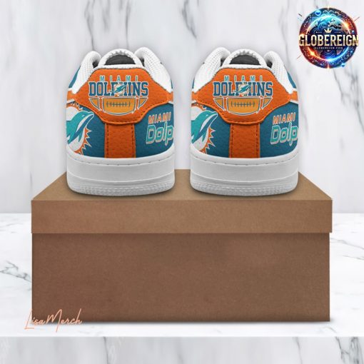 Miami Dolphins Go Fins Nike Air Force 1