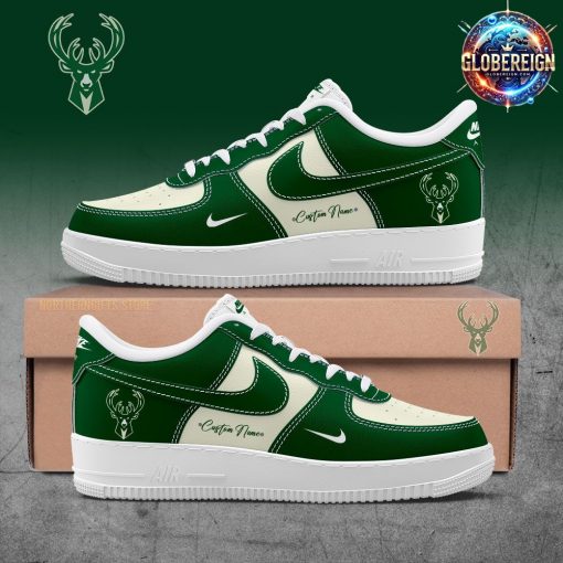 Milwaukee Bucks x Nike Custom Name Air Force 1