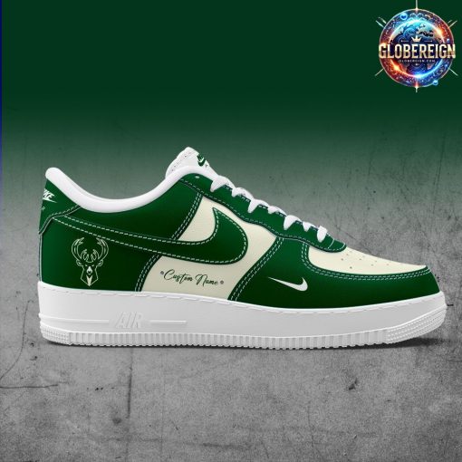 Milwaukee Bucks x Nike Custom Name Air Force 1