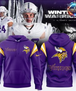 Minnesota Vikings Winter Warrior 2024 Purple Hoodie