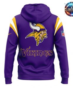 Minnesota Vikings Winter Warrior 2024 Purple Hoodie