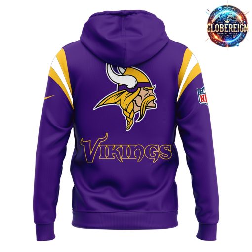 Minnesota Vikings Winter Warrior 2024 Purple Hoodie