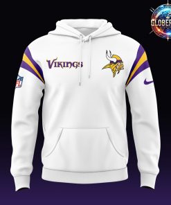 Minnesota Vikings Winter Warrior 2024 White Hoodie