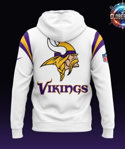 Minnesota Vikings Winter Warrior 2024 White Hoodie