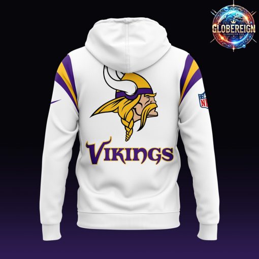 Minnesota Vikings Winter Warrior 2024 White Hoodie