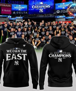 New York Yankees AL East Division Champions 2024 Black Hoodie