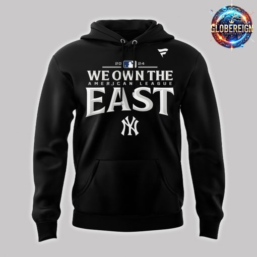 New York Yankees AL East Division Champions 2024 Black Hoodie