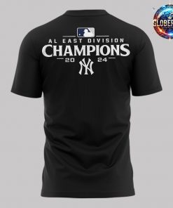 New York Yankees AL East Division Champions 2024 Black TShirt