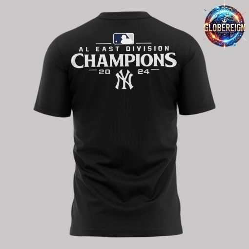 New York Yankees AL East Division Champions 2024 Black T-Shirt