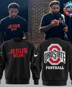 Ohio State Buckeye Jesus Won 2024 Black Sweatshirt