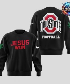 Ohio State Buckeye Jesus Won 2024 Black Sweatshirt