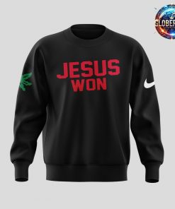 Ohio State Buckeye Jesus Won 2024 Black Sweatshirt