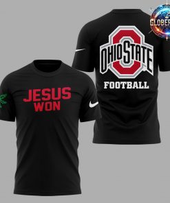 Ohio State Buckeye Jesus Won 2024 Black T-Shirt