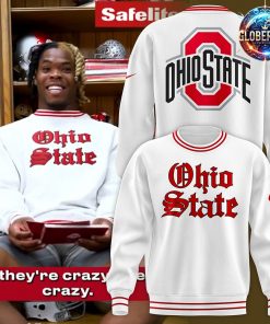 Ohio State Football Vintage 2024 White Sweatshirt