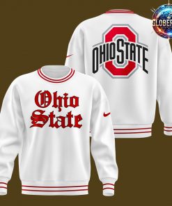 Ohio State Football Vintage 2024 White Sweatshirt