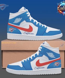 Oklahoma City Thunder X Nike Custom Name Air Jordan 1