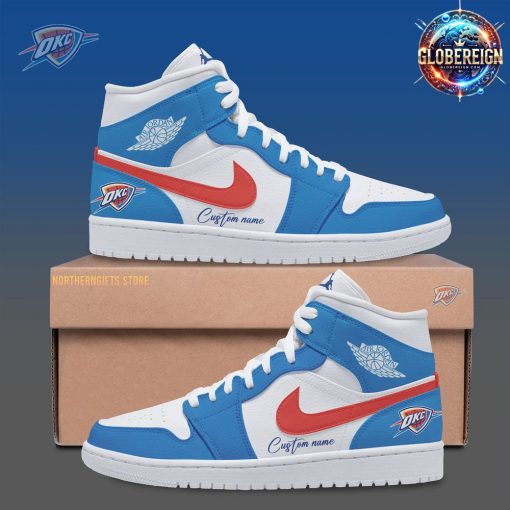 Oklahoma City Thunder X Nike Custom Name Air Jordan 1