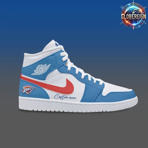 Oklahoma City Thunder X Nike Custom Name Air Jordan 1