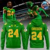 Oregon Ducks Gang Green Heavy Hoodie