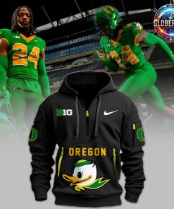 Oregon Ducks Gang Green Heavy Hoodie