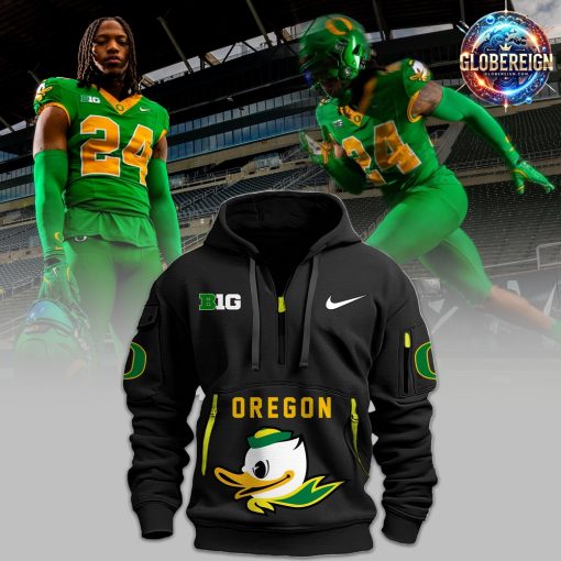 Oregon Ducks Gang Green Heavy Hoodie