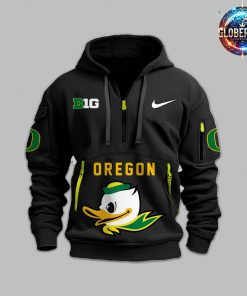 Oregon Ducks Gang Green Heavy Hoodie