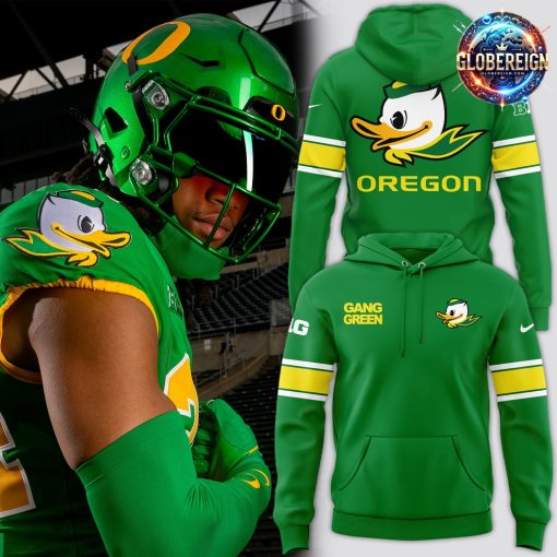 Oregon Ducks Gang Green Special Edition Hoodie