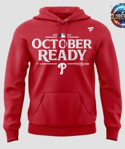 Philadelphia Phillies October Ready Postseason 2024 Red Hoodie