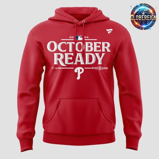 Philadelphia Phillies October Ready Postseason 2024 Red Hoodie