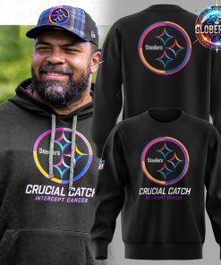 Pittsburgh Steelers Crucial Catch Intercept Cancer 2024 Sweatshirt